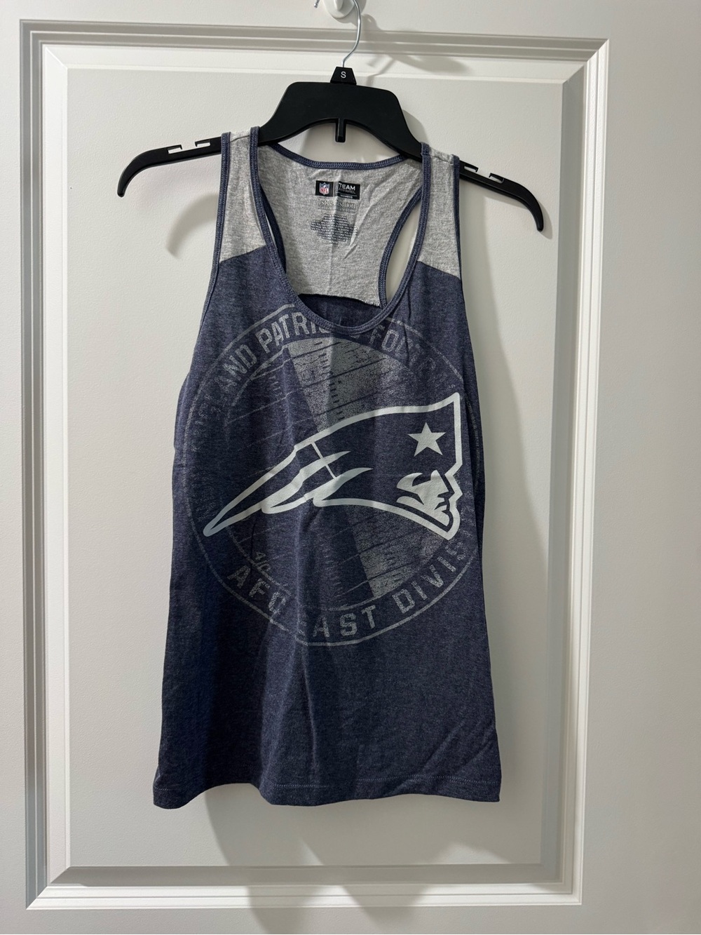 NFL New England Patriots Women's Navy Blue Racerback Tank Top